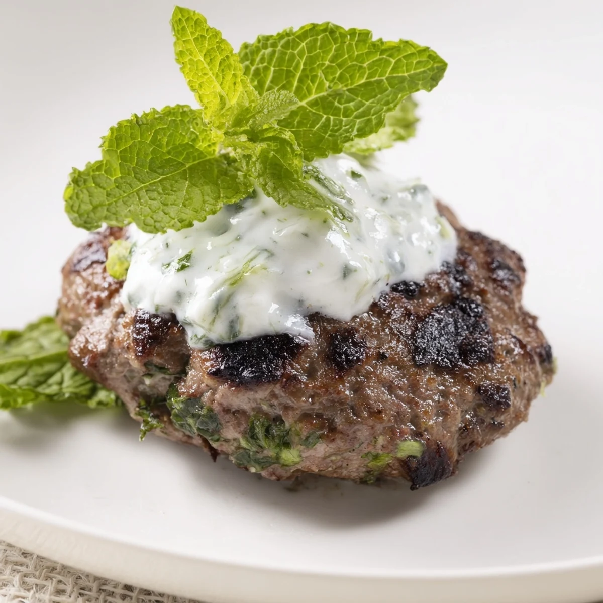 Sizzling Middle Eastern kofta kebabs served with a refreshing cucumber yogurt sauce, perfect for a weeknight dinner.