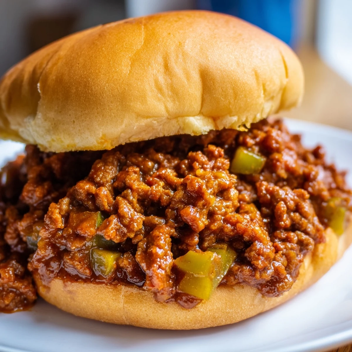 Hearty MVP Sloppy Joes simmered with spices and piled onto buttery toasted buns.