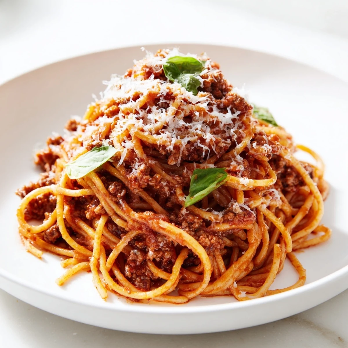 Serve The Bear Spaghetti family-style with a drizzle of olive oil and warm garlic bread.