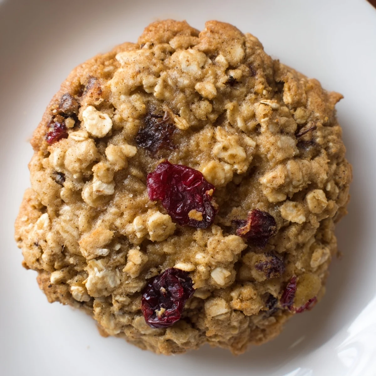 Freshly baked Chai Oatmeal Craisin Cookies cool on a wire rack, showing golden edges and chewy centers.