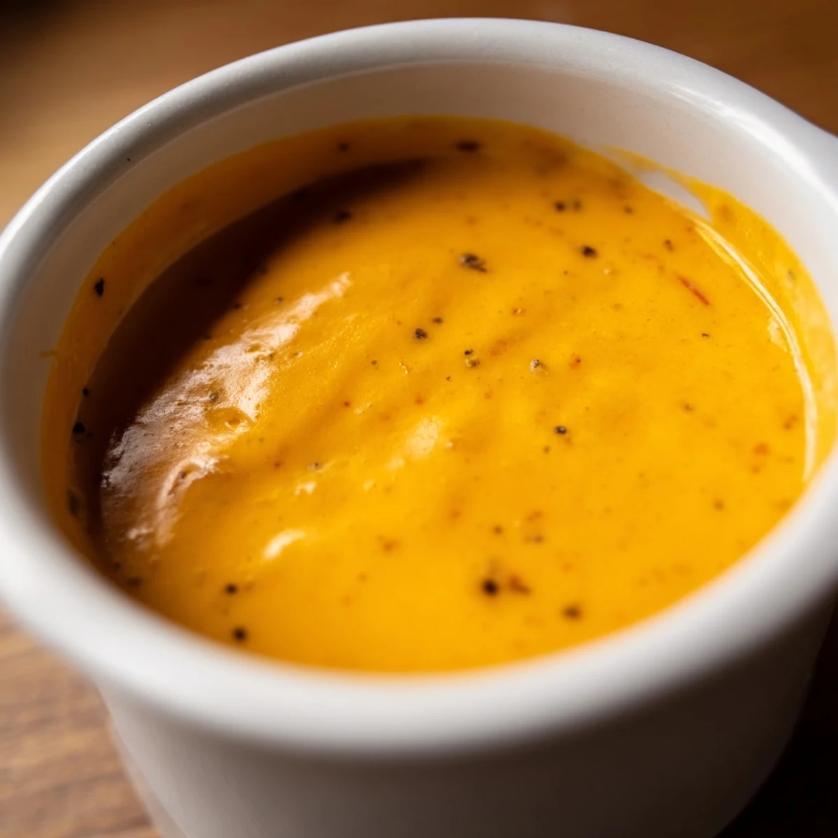 A golden pot of Snappy Cheddar Sauce bubbling on the stove, ready to be drizzled over a loaded baked potato.