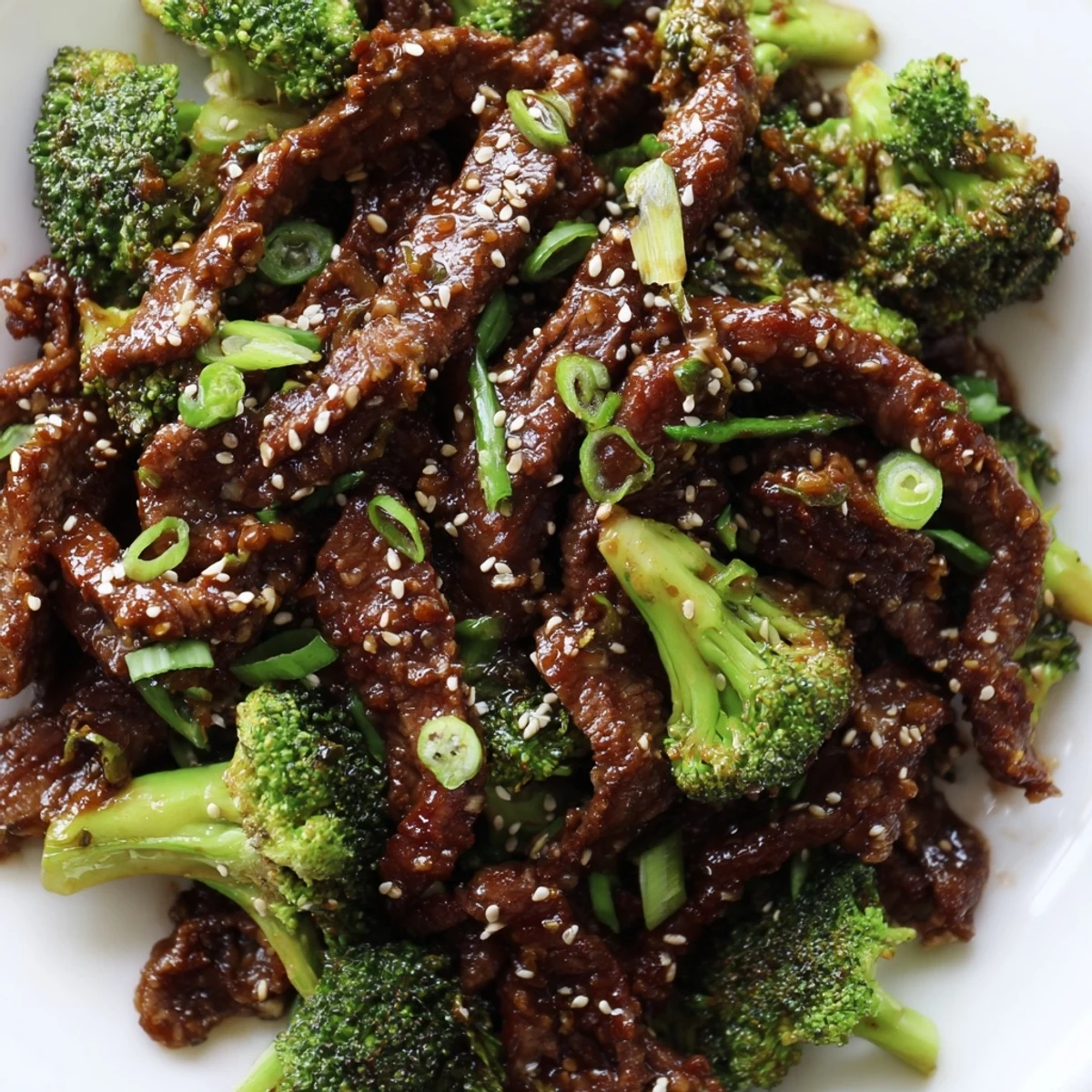 Tender beef and crisp broccoli drizzled with thick Asian-style sauce made in the Instant Pot