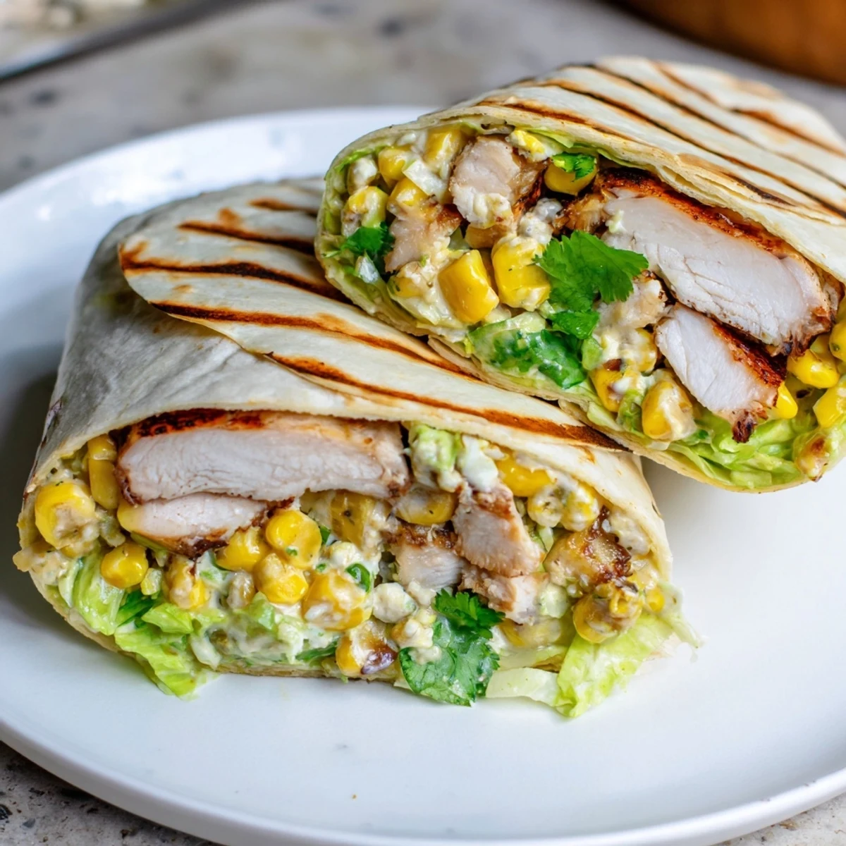 Quick Mexican Street Corn Wraps
