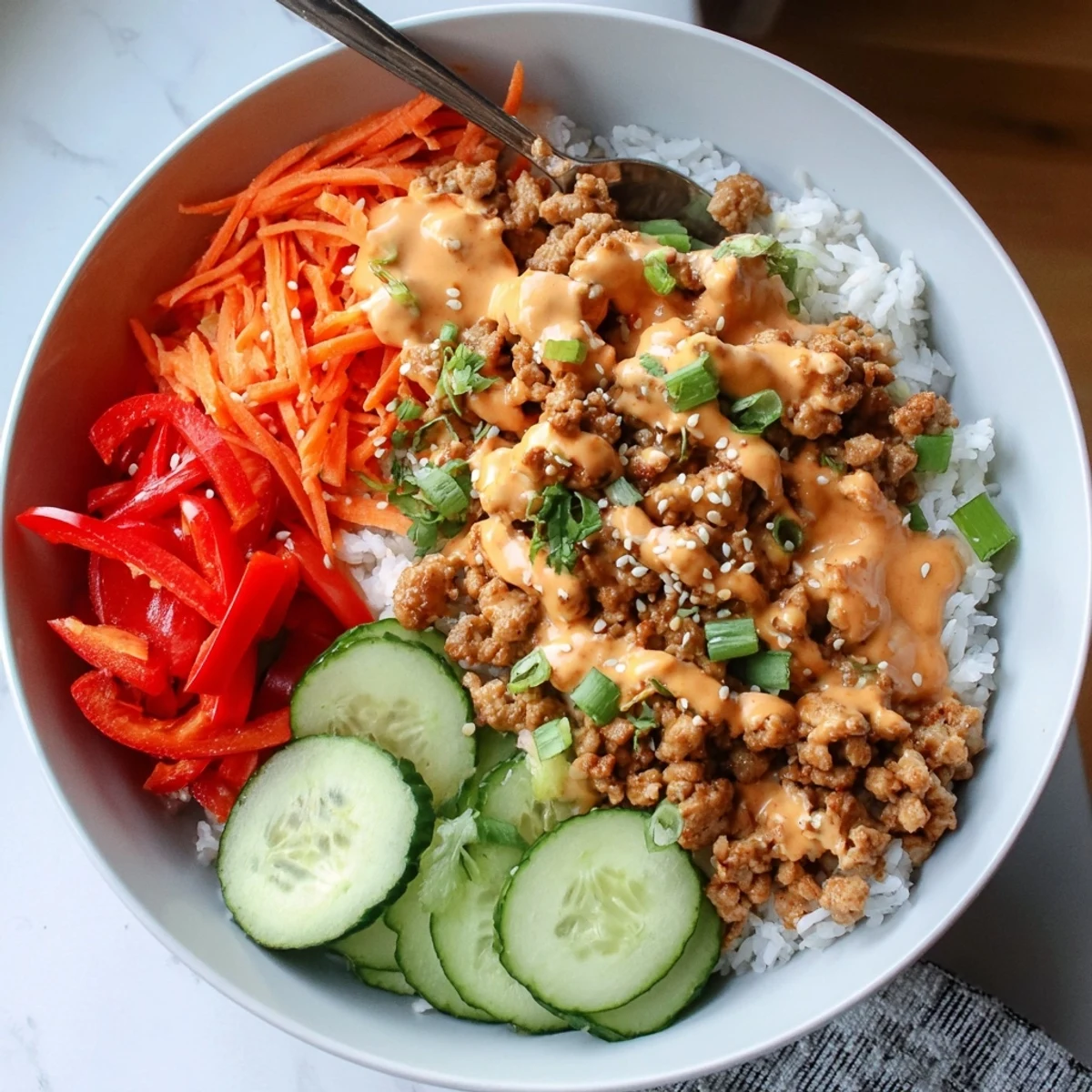 Ground Turkey Rice Bowls